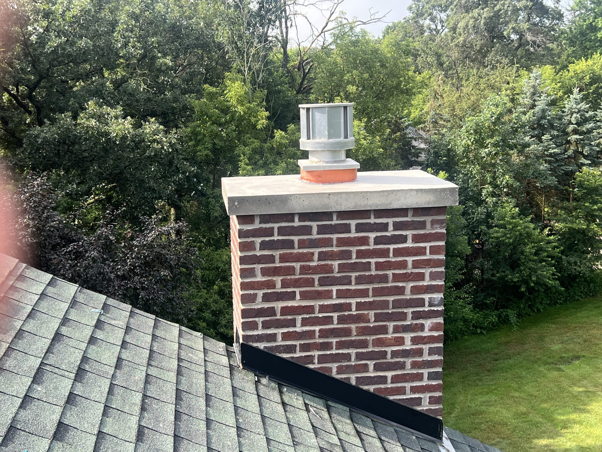 Chimney and fireplace service project by Evergreen Chimney Pros in Seattle WA
