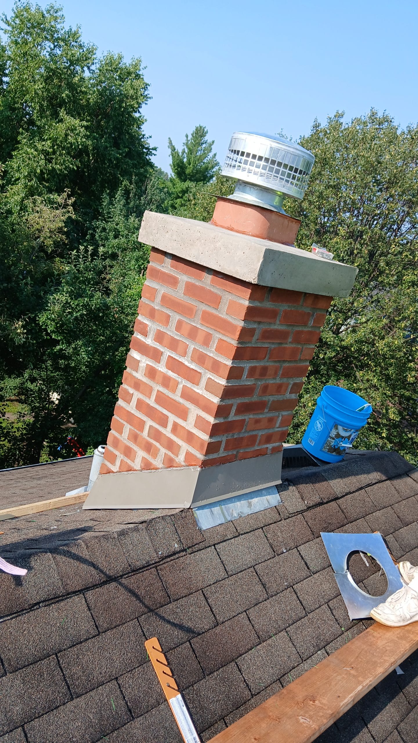 Chimney and fireplace service project by Evergreen Chimney Pros in Seattle WA